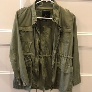 Jack xs olive green light jacket
